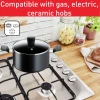 Tefal Super Cook Stew Pot 22cm + Lid Non Stick Thermo Signal 100% Safe Stew Pan Black Aluminium B4594584