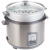 Kenwood 2-in-1 Rice Cooker 1.8L 10-Cups Rice with Food Steamer Basket Non-Stick Cooking Pot Temepered Glass Lid Warm/Cook Lights Spatula Holder Detachable Cord RCM45.000SS