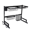 Nadstar Dish Rack Stainless Steel Kitchen Drying Rack Extendable Over The Sink HP93-093