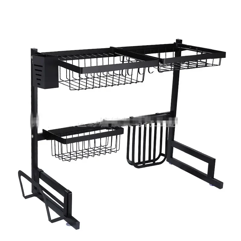 Nadstar Dish Rack Stainless Steel Kitchen Drying Rack Extendable Over The Sink Hp93-093 6 Nadstar Dish Rack Stainless Steel Kitchen Drying Rack Extendable Over The Sink Hp93-093