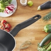 Tefal Dark Stone Cookware Set 11PCS Non Stick Thermo Signal 100% Safe Stewpots 22/24 CM + Lids Saucepan 18 CM Frypan 28 CM Wokpan 28 CM Spoon Ladle B491SB85