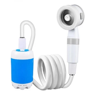 Electric Portable Outdoor Handheld Rechargeable Shower Set for Hiking Bathing Traveling KE-806