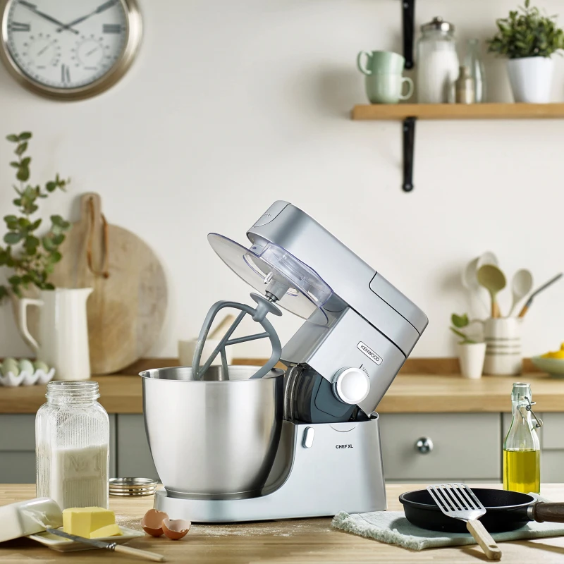Kenwood Stand Mixer Kitchen Machine Metal Body Chef Xl 1200W With 6.7L Stainless Steel Bowl K-Beater Whisk Dough Hook Glass Blender Meat Grinder Multi Mill Kvl4230S 9 Kenwood Stand Mixer Kitchen Machine Metal Body Chef Xl 1200W With 6.7L Stainless Steel Bowl K-Beater Whisk Dough Hook Glass Blender Meat Grinder Multi Mill Kvl4230S