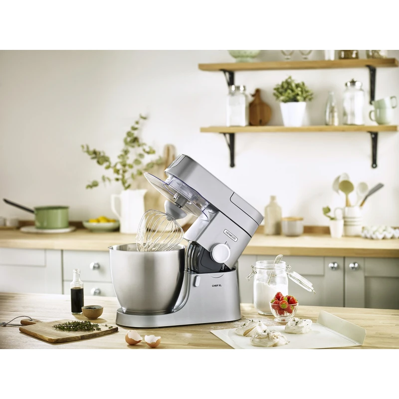 Kenwood Stand Mixer Kitchen Machine Metal Body Chef Xl 1200W With 6.7L Stainless Steel Bowl K-Beater Whisk Dough Hook Glass Blender Meat Grinder Multi Mill Kvl4230S 10 Kenwood Stand Mixer Kitchen Machine Metal Body Chef Xl 1200W With 6.7L Stainless Steel Bowl K-Beater Whisk Dough Hook Glass Blender Meat Grinder Multi Mill Kvl4230S
