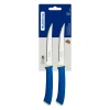 Tramontina Felice Barbecue Knife 5'' Stainless Steel Blades, Microserrated Edge & Blue Polypropylene Handles 2pc Set 23494/215