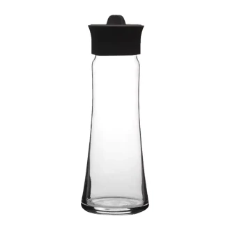 Pasabahce Carafee Basic Decor with Black Lid 1Ltr 43234