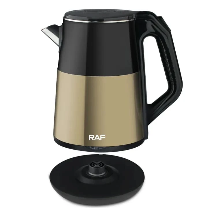 Raf Electric Cordless Kettle 2.5L 2000W, Bpa Free Interior, 360° Swivel Base, Automatic Switch Off, High Quality Stainless Steel R.7819 2 Raf Electric Cordless Kettle 2.5L 2000W, Bpa Free Interior, 360° Swivel Base, Automatic Switch Off, High Quality Stainless Steel R.7819