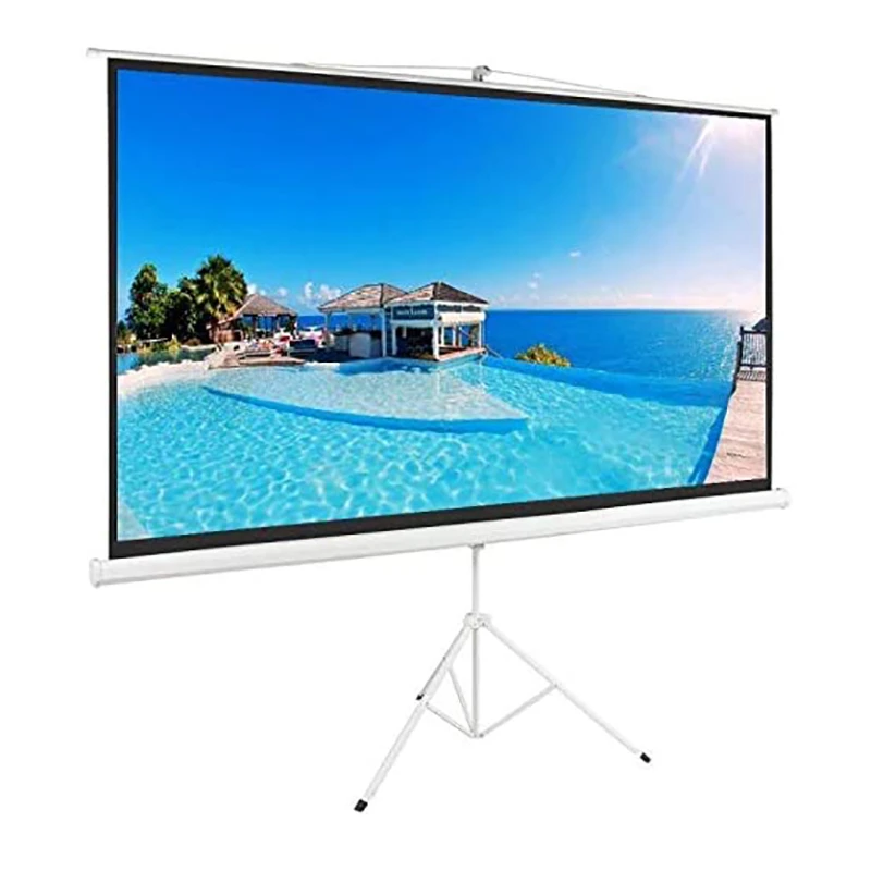 Tripod Manual Projector Screen 145 X 145Cm 1 Tripod Manual Projector Screen 145 X 145Cm