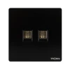 Tronic 2 Gang Data Socket