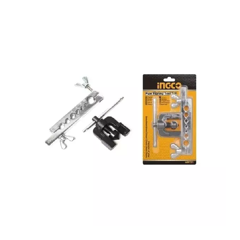 Ingco Pipe Flaring Tool Set, Chrome Plated Steel Hpft71 2 Ingco Pipe Flaring Tool Set, Chrome Plated Steel Hpft71