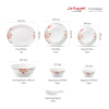 La Opala Dinner Set Aster Pink Classique 38 Pieces LP038
