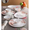 La Opala Dinner Set Aster Pink Classique 38 Pieces LP038