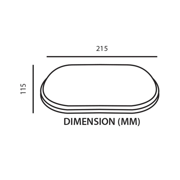 Tronic White Oval Led Bulkhead 15 Watts 3 Tronic White Oval Led Bulkhead 15 Watts