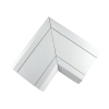 Tronic Compartment Trunking Angle Bend PVC 170mmx50mm