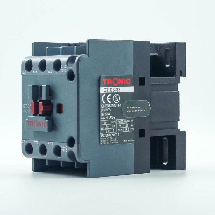 Tronic Contactor 38A 4 Pole 400V 2 Tronic Contactor 38A 4 Pole 400V