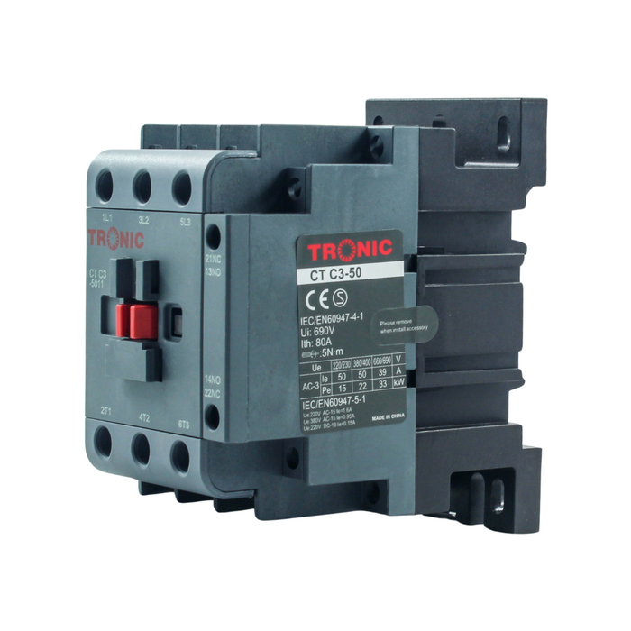 Tronic Contactor 50A 4 Pole 400V 2 Tronic Contactor 50A 4 Pole 400V