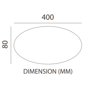 Tronic Sparkling Round LED Changeable (3 Shades) Ceiling Light KD 1807-WH