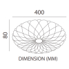 Tronic Decorative LED Changeable (3 Shades) Light KD 1805-WH