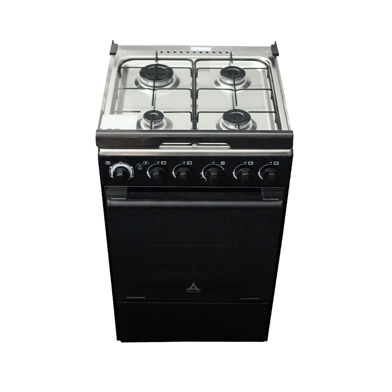 Delta Cooker 50X55Cm 4 Gas Burners With Gas Oven &Amp; Grill Dgc40B 1 Delta Cooker 50X55Cm 4 Gas Burners With Gas Oven &Amp; Grill Dgc40B