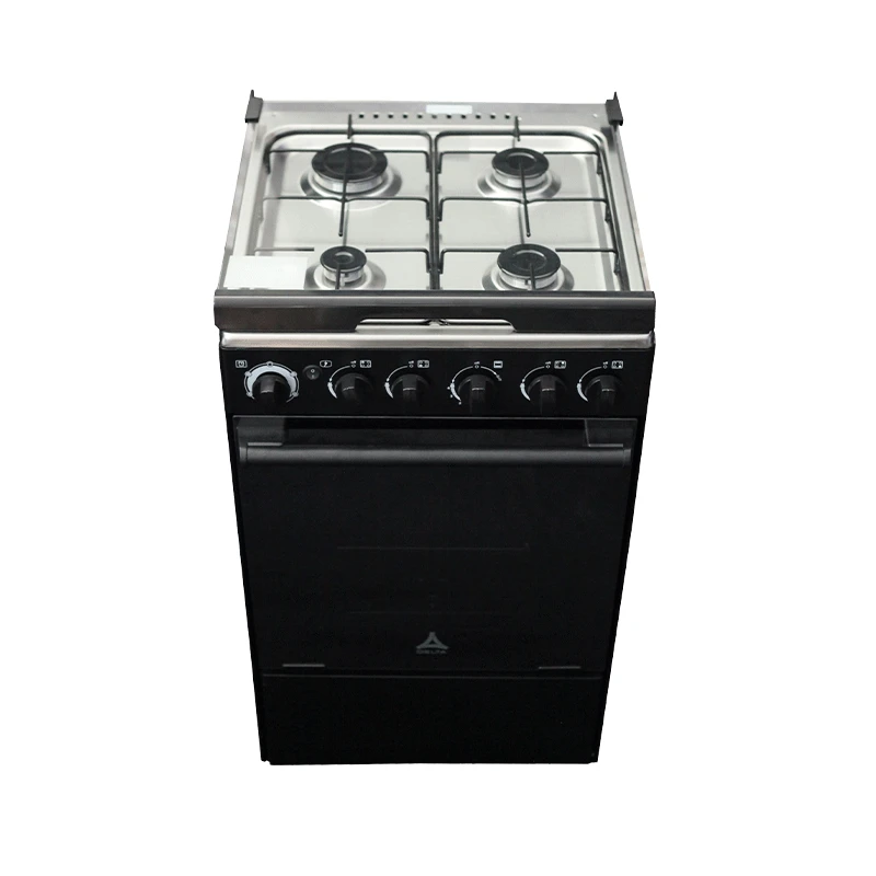 Delta Cooker 50X55Cm 4 Gas Burners With Gas Oven &Amp; Grill Dgc40B 1 Delta Cooker 50X55Cm 4 Gas Burners With Gas Oven &Amp; Grill Dgc40B