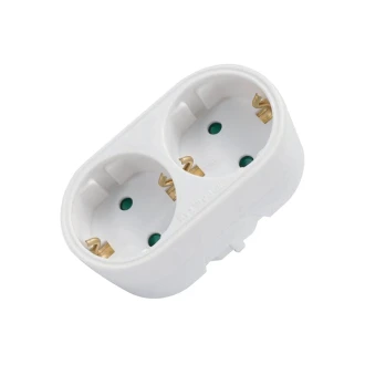 Tronic Power Strip 1-2 WAY EU Plug 2 Pin