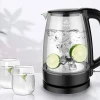 Evvoli Electric Kettle Glass Body 1.7L 2200W EVKA-KE17MB
