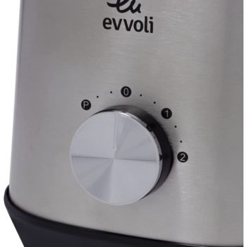 Evvoli Premium Table Blender 1000W With 1.5L Glass Jar With Ice Crush Function, 4 Knife Leaf &Amp; 3 Speed Operation Stainless Steel Evka-Bl15Hb 5 Evvoli Premium Table Blender 1000W With 1.5L Glass Jar With Ice Crush Function, 4 Knife Leaf &Amp; 3 Speed Operation Stainless Steel Evka-Bl15Hb
