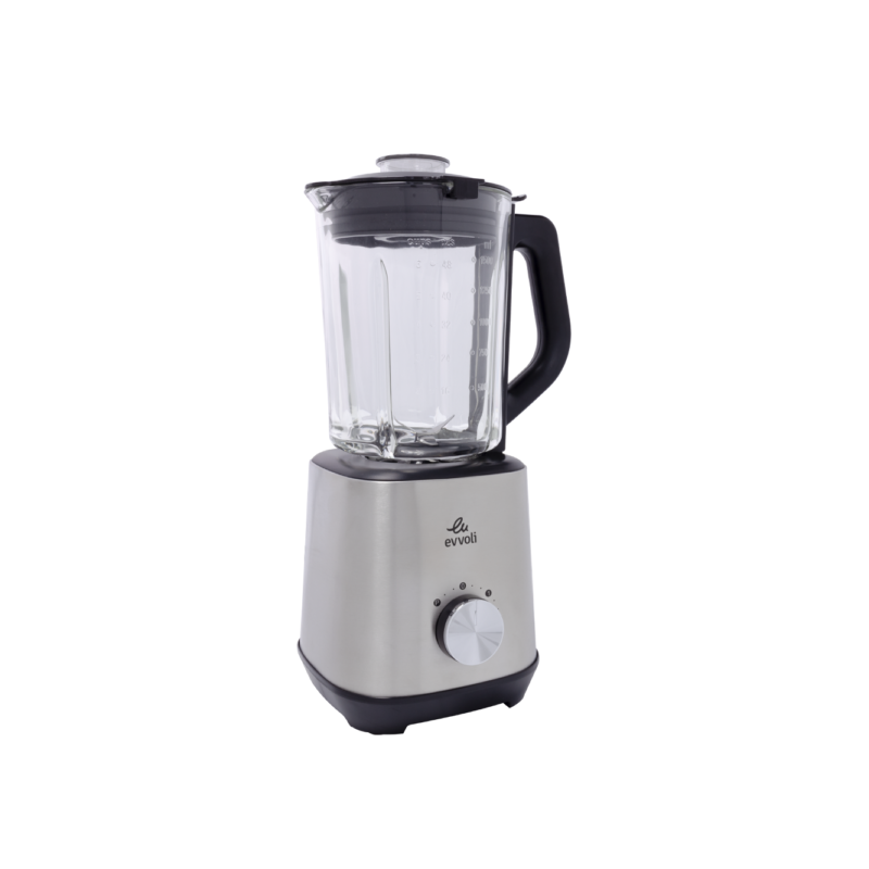 Evvoli Premium Table Blender 1000W With 1.5L Glass Jar With Ice Crush Function, 4 Knife Leaf &Amp; 3 Speed Operation Stainless Steel Evka-Bl15Hb 2 Evvoli Premium Table Blender 1000W With 1.5L Glass Jar With Ice Crush Function, 4 Knife Leaf &Amp; 3 Speed Operation Stainless Steel Evka-Bl15Hb