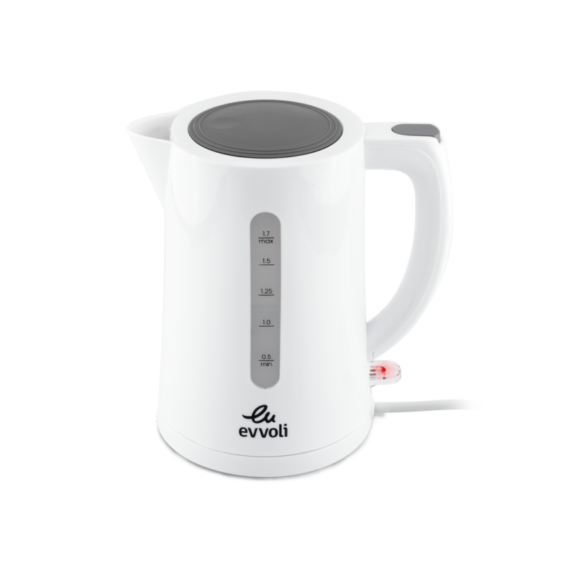 Evvoli Concealed Coil Electric Kettle 1.7L With Bpa Free Plastic 2200W Evka-Ke17Lw 2 Evvoli Concealed Coil Electric Kettle 1.7L With Bpa Free Plastic 2200W Evka-Ke17Lw