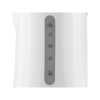 Evvoli Concealed Coil Electric Kettle 1.7L with BPA Free Plastic 2200W EVKA-KE17LW