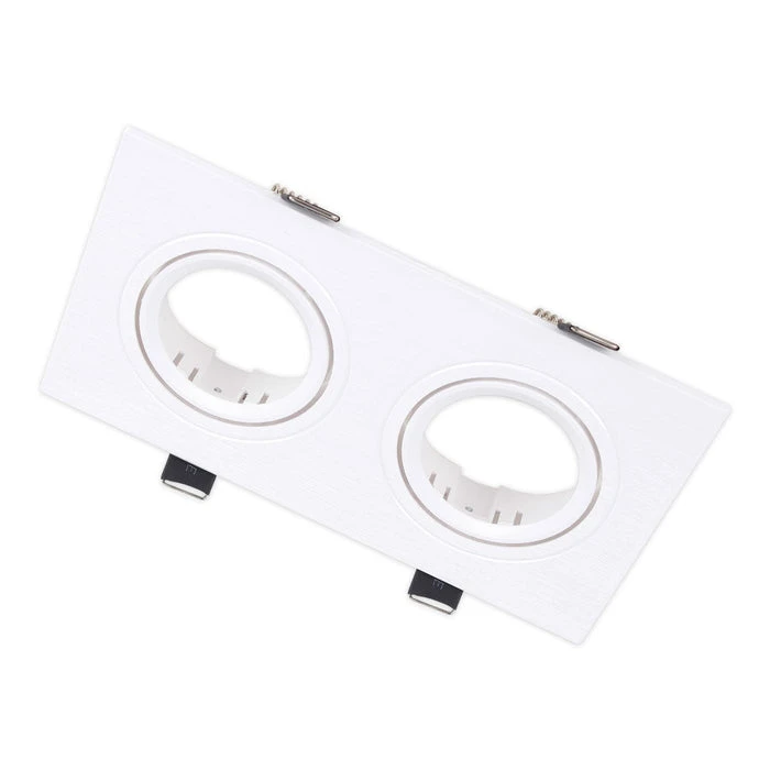 Tronic Twin Rectangular Gu10 Recessed Fitting 1 Tronic Twin Rectangular Gu10 Recessed Fitting