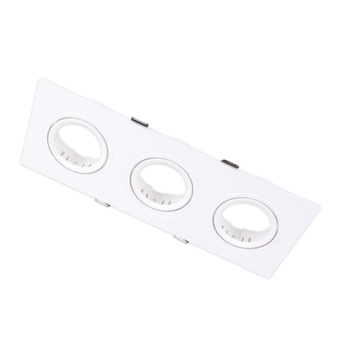 Tronic Three Way Rectangular Gu10 Recessed Fitting 1 Tronic Three Way Rectangular Gu10 Recessed Fitting