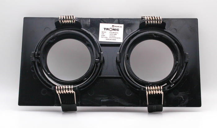 Tronic Twin Rectangular Gu10 Recessed Fitting 5 Tronic Twin Rectangular Gu10 Recessed Fitting