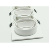Tronic Three Way Rectangular GU10 Recessed Fitting