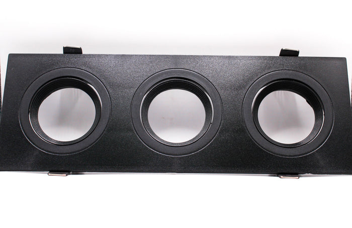 Tronic Three Way Rectangular Gu10 Recessed Fitting 9 Tronic Three Way Rectangular Gu10 Recessed Fitting