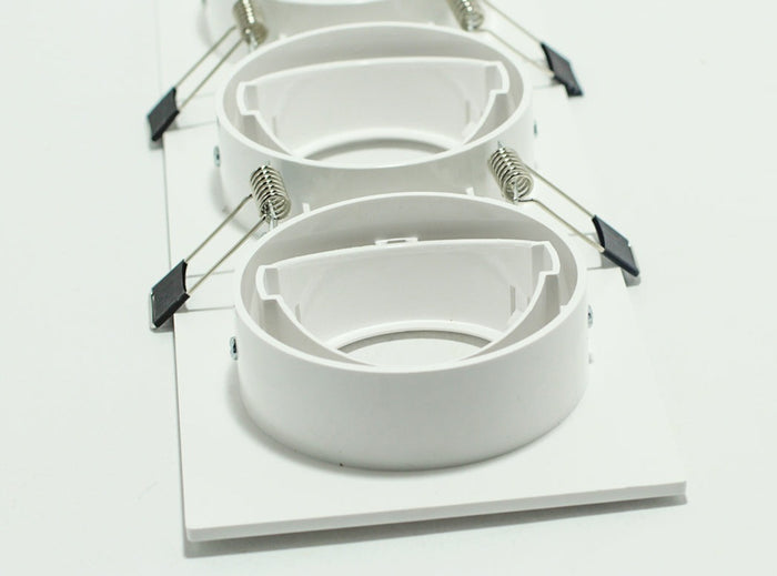 Tronic Three Way Rectangular Gu10 Recessed Fitting 4 Tronic Three Way Rectangular Gu10 Recessed Fitting
