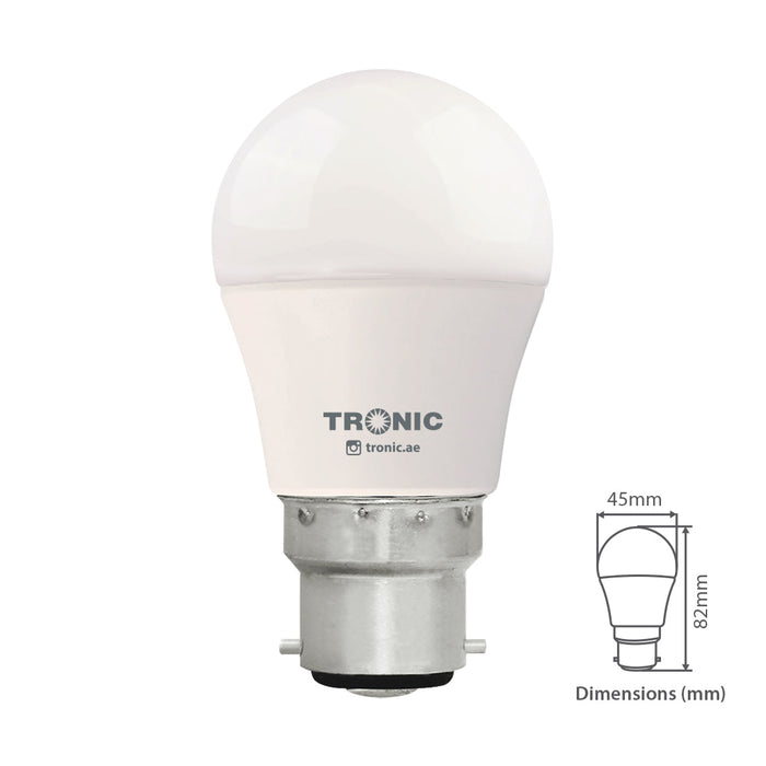 Tronic 5 Watts Golf Daylight Led B22 (Pin) Bulb 5 Tronic 5 Watts Golf Daylight Led B22 (Pin) Bulb