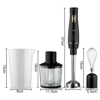 RAF 4 in 1Electric Blender Handheld Immersion 800w Hand Mixer for Kitchen Stainless Steam