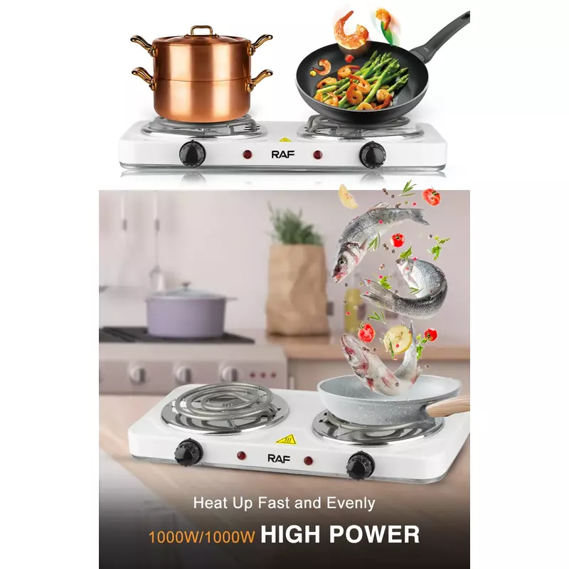 Raf Hotplate 1000W Double Coil, Uniform Heat, Simple Operation 8020B 4 Raf Hotplate 1000W Double Coil, Uniform Heat, Simple Operation 8020B