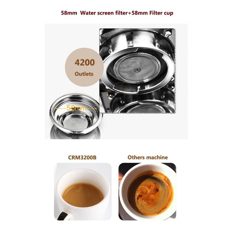 Gemilai Commercial Coffee &Amp; Espresso Machine Single Head 9 Gemilai Commercial Coffee &Amp; Espresso Machine Single Head