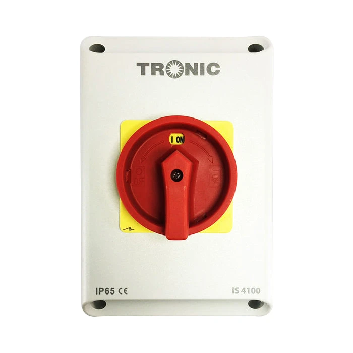 Tronic Surface Isolator 4-Pole 100 Amps (415V) 1 Tronic Surface Isolator 4-Pole 100 Amps (415V)