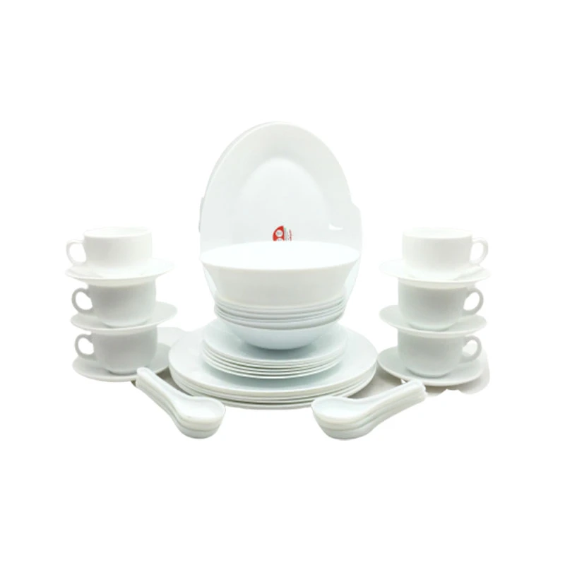 La Opala Dinner Set Ivory White 38 Pieces L1038 2 La Opala Dinner Set Ivory White 38 Pieces L1038