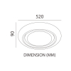 Tronic Modern Colour Changeable (3 Shades) Ceiling Light