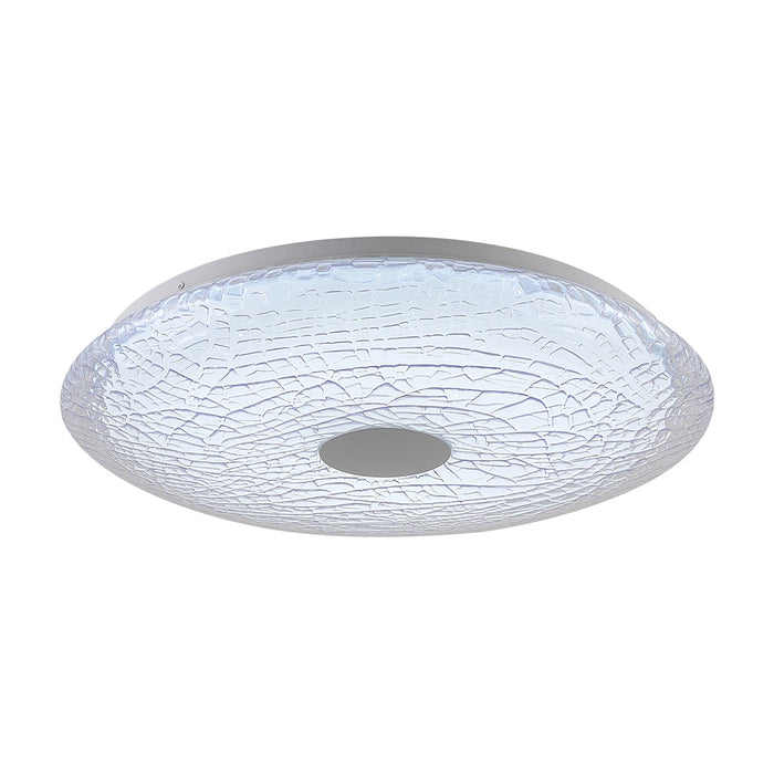 Tronic Patterned White Glass Led Changeable (3 Shades) Ceiling Light 2 Tronic Patterned White Glass Led Changeable (3 Shades) Ceiling Light