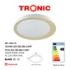 Tronic White With Yellow Half Moon LED Changeable (3 Shades) Ceiling light