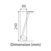 Tronic Desk Lamp with In-built Power Bank