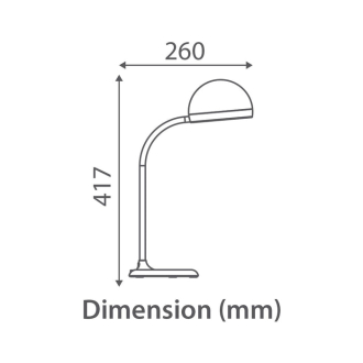 Tronic Desk Lamp with Projecting Nightlight