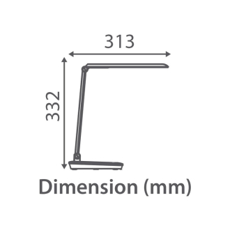 Tronic Desk Lamp with Wireless Charging Pad