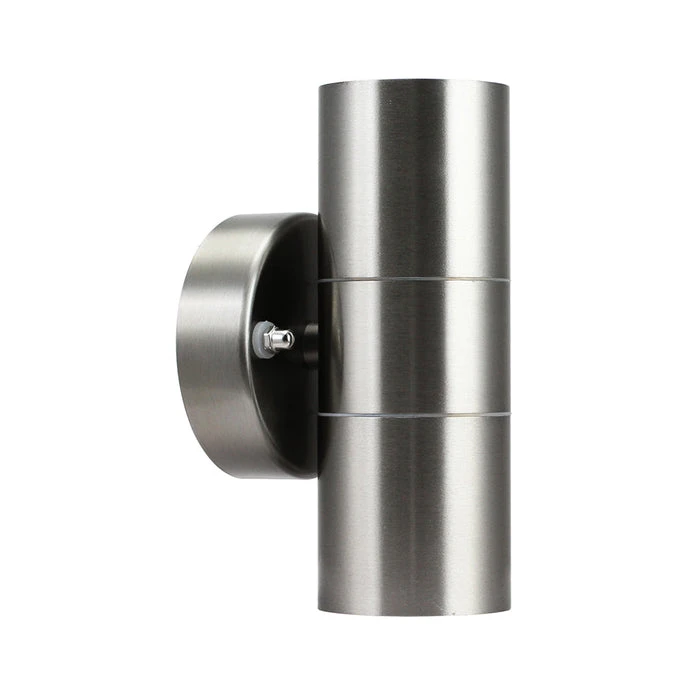 Tronic Up And Down Silver Cylindrical Wall Light 1 Tronic Up And Down Silver Cylindrical Wall Light