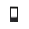 Tronic Black Modern LED Garden Gate Light